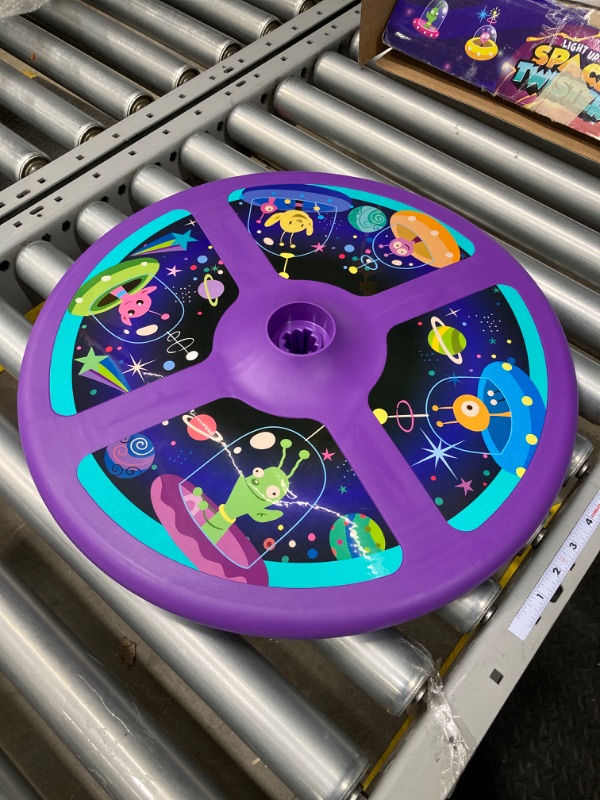 Photo 2 of MindSprout Light-Up Space Twister | 360° Sit Twist and Spin, Toddler Toys Age 2, 3, 4, 5, Birthday for Boy Girl, 18 Months +, LED Lights, Kids Toy Indoor or Outdoor for 2 Year Old (Patent Pending)