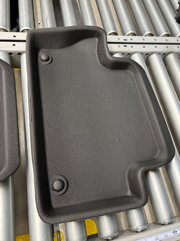 Photo 2 of 3D MAXpider 2010-2017 Volvo XC60 Front Second Row Set All Weather Floor Liners in Black with Carbon Fiber Look