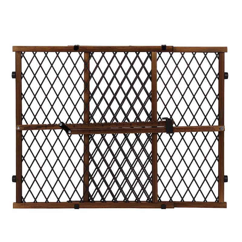 Photo 1 of Evenflo Position & Lock Baby Gate, Pressure-Mounted, Farmhouse Collection
