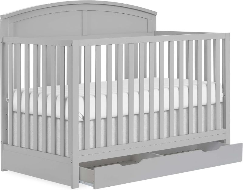 Photo 1 of Storybrooke 5 in 1 Convertible Crib with Under Drawer
