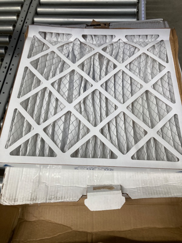 Photo 4 of Amazon Basics Merv 11 AC Furnace Air Filter - 20'' x 20'' x 1'', 6-Pack
