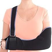 Photo 2 of VELPEAU Arm Sling Shoulder Immobilizer - Rotator Cuff Support Brace - Comfortable Medical Sling for Shoulder Injury, Left and Right Arm, Men and Women, for Broken, Dislocated, Fracture, Strain (Small)