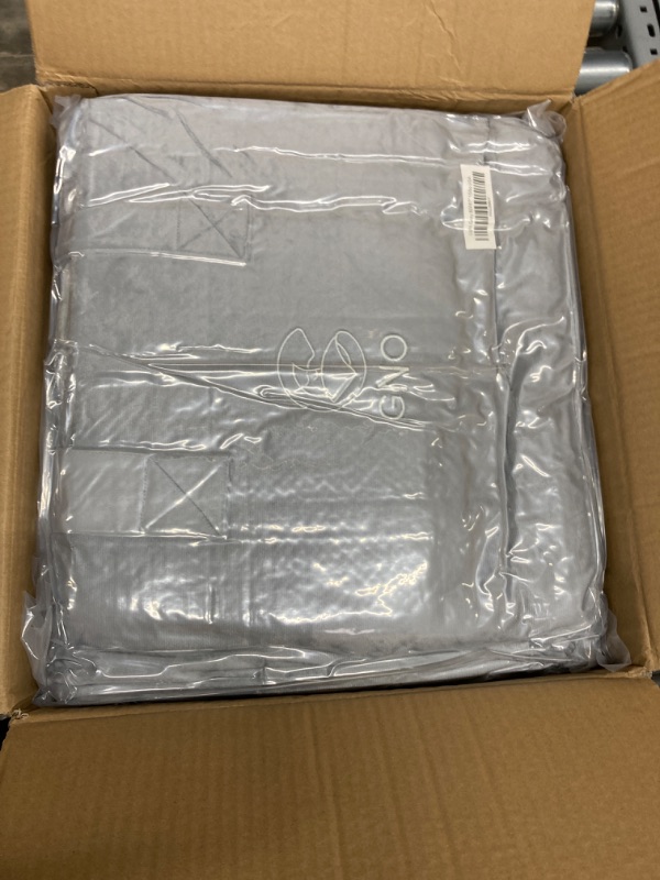 Photo 1 of 15 lb weighted blanket 80/87 gray
