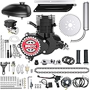 Photo 4 of IMAYCC 100cc Bicycle Engine Kit 2 Stroke Motorized Bike Motor Kit for 26" to 28" Bicycles Petrol Gas Powered Bicycle Motor Kit (Black)