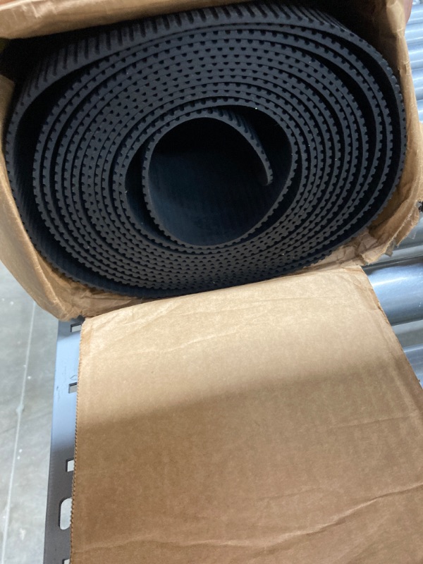 Photo 2 of ClimaTex Indoor/Outdoor Rubber Scraper Mat, Door Mat for Traction and Floor Protection, 36" X 20', Black (9G-018-36C-20)