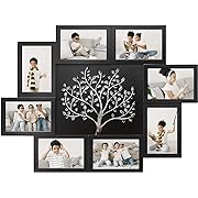 Photo 2 of 4x6 Collage Family Tree picture frames Wall Decor Display 8 Opening Photos Collage Frame for Wall with Tree Decor for