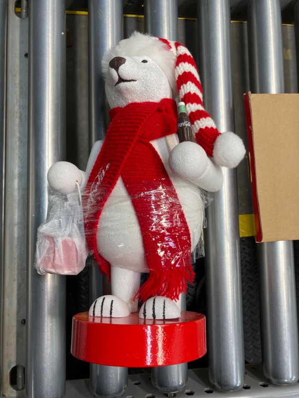 Photo 2 of Coca-Cola Kurt Adler 14-Inch Polar Bear Nutcracker