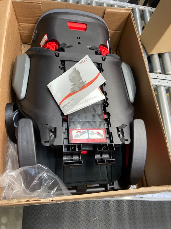 Photo 1 of Britax Highpoint Backless Belt-Positioning Booster Seat, SafeWash Black Ombre
