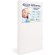 Photo 1 of Graco Premium Crib & Toddler Mattress - GREENGUARD Gold and OEKO-TEX STANDARD 100 Certified, CertiPUR-US Certified Foam, Machine Washable Cover, Waterproof Sleep Surface, Fits Crib & Toddler Bed