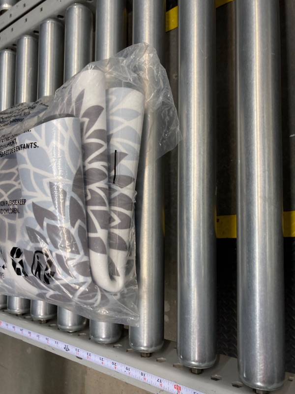 Photo 1 of HEBE Cushioned Kitchen Rug Sets 2 Piece with Runner Washable Kitchen Rugs and Mats Set Non Slip Kitchen Floor Mat Waterproof Laundry Room Rug Runner for Entryway Hallway Floral Area Rug 20"x32"+20"x59" Grey