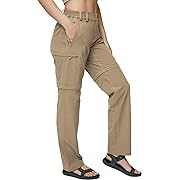 Photo 1 of MIER Women's Hiking Cargo Convertible Pants Lightweight Travel Outdoor Pants with 6 Pockets, Quick Dry and Water Resistant  size 14