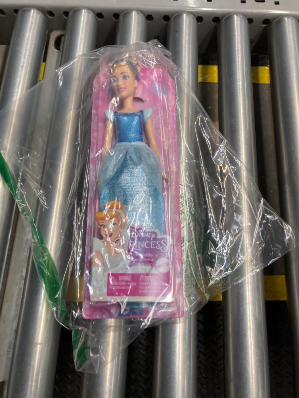 Photo 2 of Mattel Disney Princess Dolls,Cinderella Posable Fashion Doll with Sparkling Clothing and Accessories,Disney Movie Toys