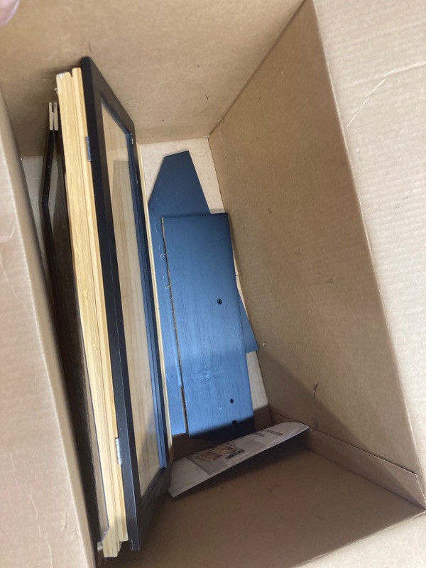 Photo 1 of HOMEKOKO Double Oversized Bread Box, Two-layer Extra Large Bread Box for Kitchen Counter, Wooden Large Capacity Bread Storage Bin with Cutting Board (Black)