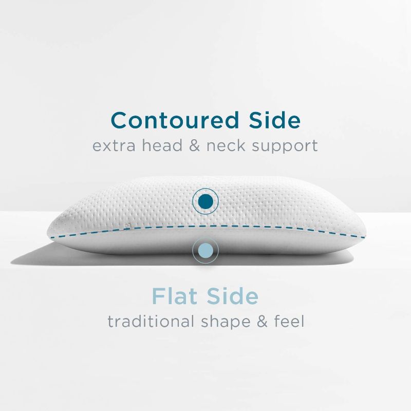 Photo 1 of Tempur-Pedic Memory Foam Symphony Pillow Luxury Soft Feel, Standard, White