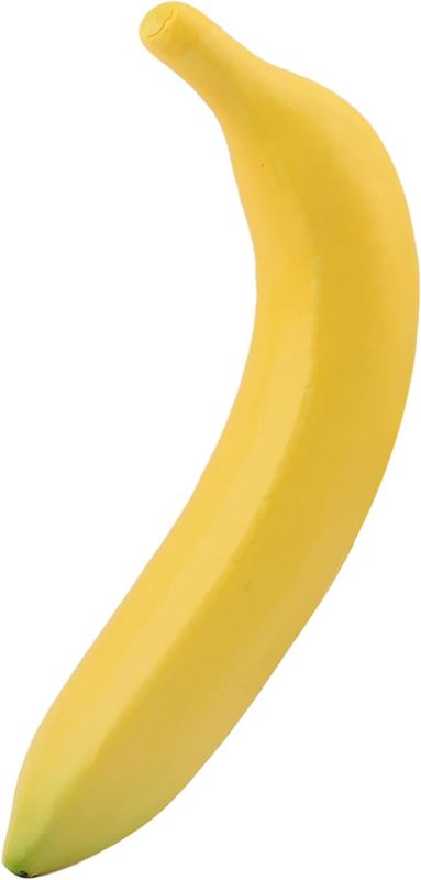 Photo 1 of Artificial Bananas Fake Banana Lifelike Simulation Yellow Bananas Fake Fruit Faux Fruit Props Home House Kitchen Decoration(4Pcs)