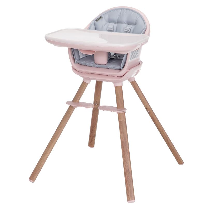 Photo 1 of Maxi-Cosi Moa 8-in-1 Highchair, Machine Washable, Compact, Lightweight Design, Essential Blush