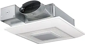 Photo 1 of Panasonic WhisperGreen 0.3-Sone 110-CFM White Lighted Bathroom Fan ENERGY STAR