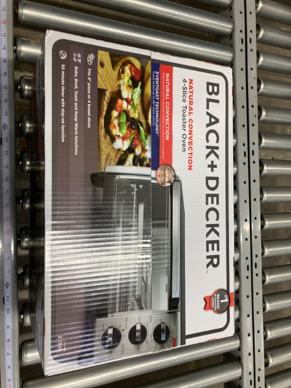 Photo 1 of Black & Decker 4-Slice Toaster Oven TO1750SB