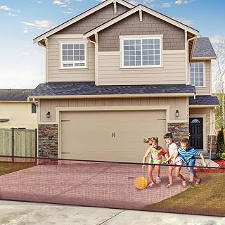 Photo 1 of Driveway Net for Kids Safety -Driveway Gate Driveway Net to Stop Basketballs, Playtime Yard Safety