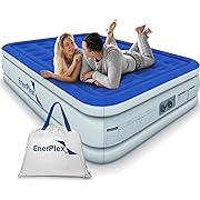 Photo 3 of EnerPlex Air Mattress with Built-in Pump - Double Height Inflatable Mattress for Camping, Home & Portable Travel -