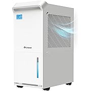 Photo 1 of 3,200 Sq.Ft Energy Star Dehumidifier for Basement with Drain Hose, 36 Pint DryTank Dehumidifiers for Large Room, Suit for Garden Hose, Intelligent Humidity Control, 24H Timer White