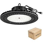 Photo 1 of ANTLUX UFO LED High Bay Light, 200W (800W HID/HPS Replacement), 24000LM, 5000K, IP65 Waterproof, US Plug, LED Warehouse Lights, Industrial Workshop High Bay LED Lighting Fixtures