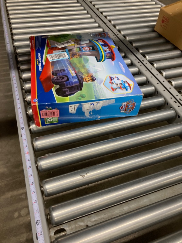 Photo 3 of Paw Patrol Lookout Tower Playset with Toy Car Launcher, Amazon Packaging Version