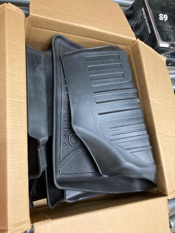 Photo 1 of AOMSAZTO Floor Mats for Toyota Corolla Sedan 2014-2019, Heavy Duty TPE All Weather Automotive Floor Mats, 1st & 2nd Row Full Set Floor Liners, Anti Skid Car Mats(not fit for Hatchback), Black 2014-2019 corolla floor mats