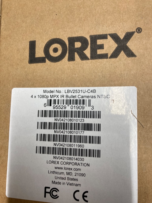 Photo 1 of 
Lorex HD Security Camera System w/ 1TB DVR – 8 Channel Home Security System w/ 4 Analog Metal Bullet Cameras – Smart Motion Detection, Long Range IR Night...
