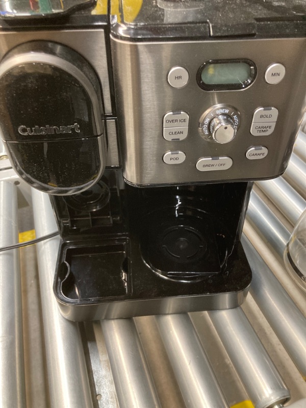 Photo 6 of Cuisinart Center Combo Brewer Coffee Maker, Black Stainless Black Stainless Coffee Center Coffee Maker -  ** WASH BEFORE USE **