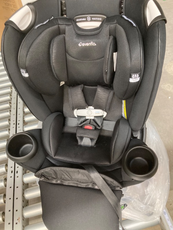 Photo 4 of Evenflo Gold Revolve360 Extend All-in-One Rotational Car Seat with SensorSafe (Onyx Black) Revolve Extend Onyx Black