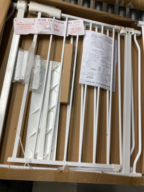Photo 1 of Fairy Baby Extra Wide Baby Gates 57.5-62 Inch, Auto Close Child Safety Gates for Stairs Banister Doorways Hallway Stairway,Indoor Safety Child Gates for Kids or Pets 57.5-62 Inch (Pack of 1)