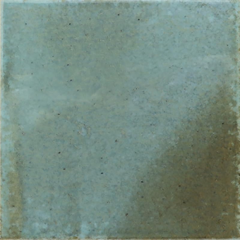 Photo 1 of 3.94 in. x 3.94 in. Glossy Blue Ceramic Square Wall and Floor Tile Sample Swatch
