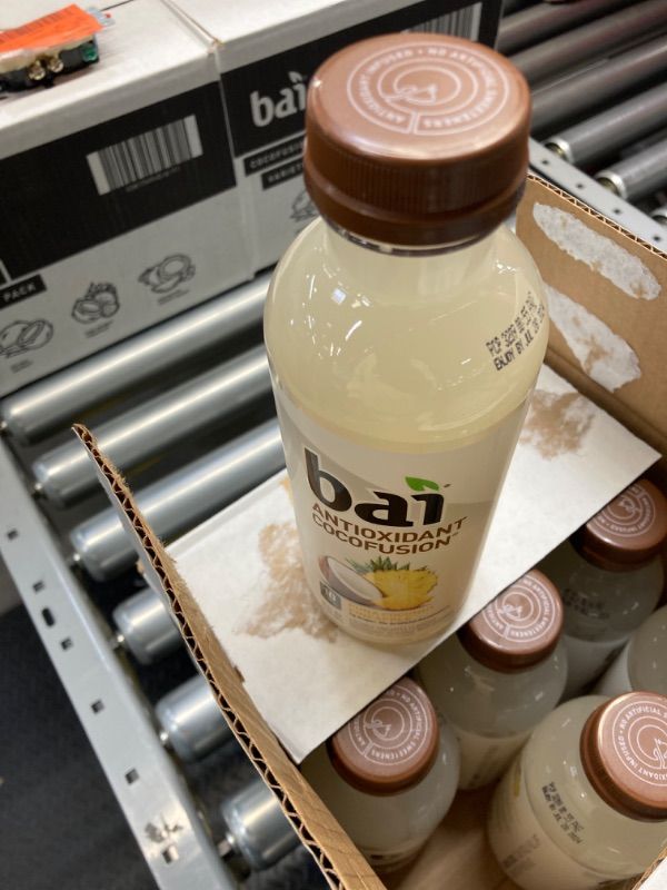Photo 1 of Bai Coconut Flavored Water, Cocofusions Variety Pack III - 6 of Molokai Coconut, 3 each of Madagascar Coconut Mango, Puna Coconut Pineapple (Assorted Flavors)18 Fl Oz (Pack of 12)