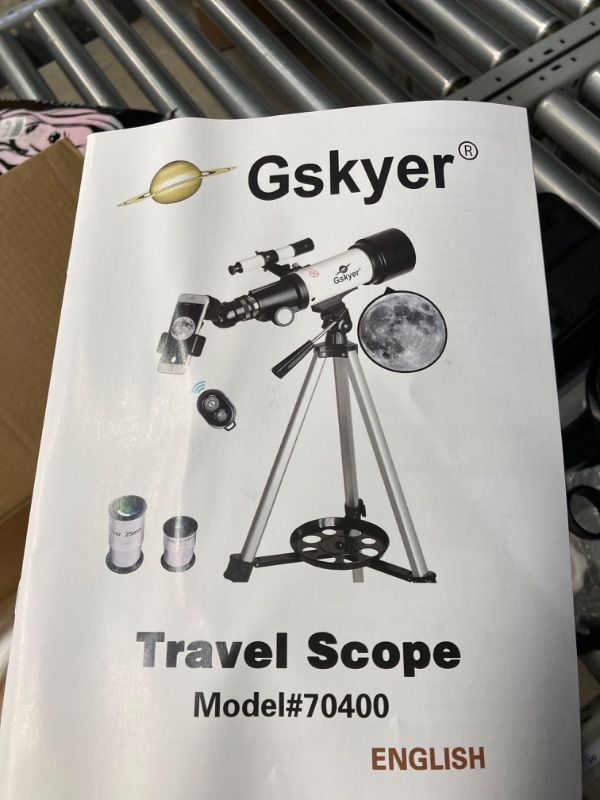 Photo 1 of Gskyer Telescope, 70mm Aperture 400mm AZ Mount Astronomical Refracting Telescope for Kids Beginners - Travel Telescope with Carry Bag, Phone Adapter and Wireless Remote