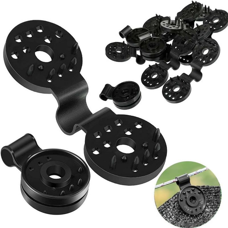 Photo 1 of 50 PCS Reusable Heavy Duty Shade Cloth Lock Grip Clips, 2023 New Plastic Sun Shade Net Clamps, Greenhouse & Garden Netting Fasteners Clips, Windproof Awning for Anti-Bird Netting Clips
