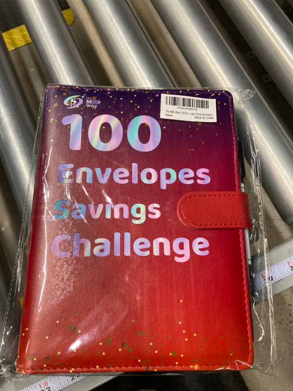 Photo 2 of 100 Envelopes Money Saving Challenge Binder, 100 Envelope Challenge Binder - Fun and Organized Money Saving Book for $5050 Savings in 100 Deposits (Pink)