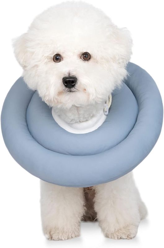 Photo 1 of      ***3 pieces in the bag**Gagabody Dog Cones for Small Dogs,Comfortable Adjustable Soft Dog Cone Alternative After Surgery,Elizabethan Donut Collar for Small Dogs Recovery,Different...