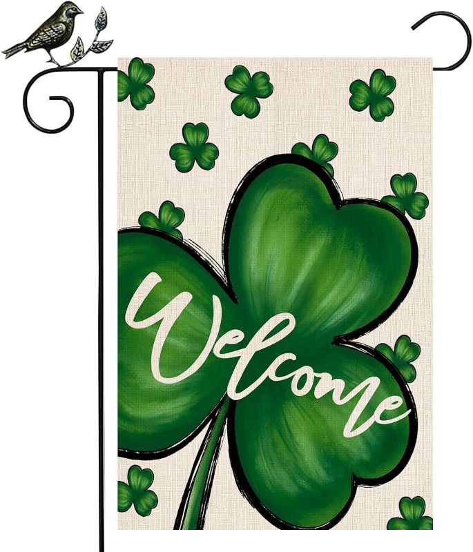 Photo 1 of 14 pieces Visit the Nuolifee Store
5.0 5.0 out of 5 stars 12
St. Patrick's Day Garden Flag Double Sided 12 * 18inch - St. Patrick's Day Decoration for Home Garden