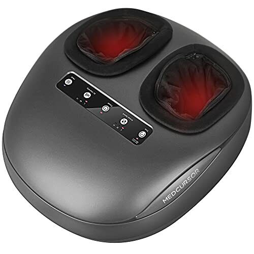 Photo 1 of Medcursor Foot Massager Machine with Heat, Shiatsu Deep Kneading, Delivers Relief for Tired Muscles and Plantar, Multi-Level Settings & Adjustable Intensity for Home or Office Use
