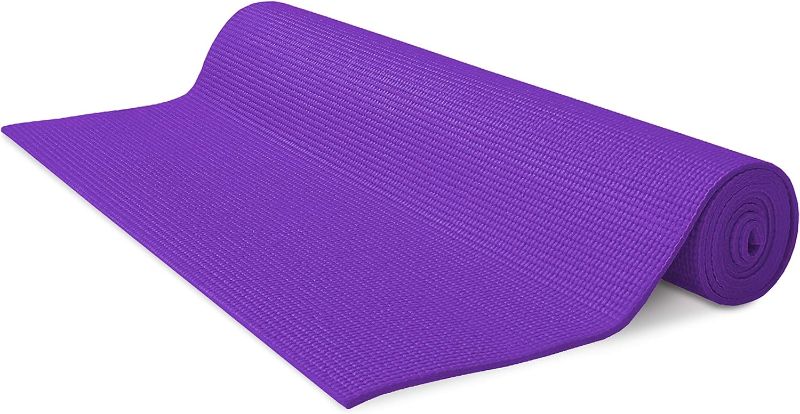 Photo 1 of Folding Yoga Mat Thick Workout Mat,TPE Yoga Mat Non Slip Textured Surfaces with Storage Bag Easy to Carry for All Types of Yoga,Pilates & Floor Workouts