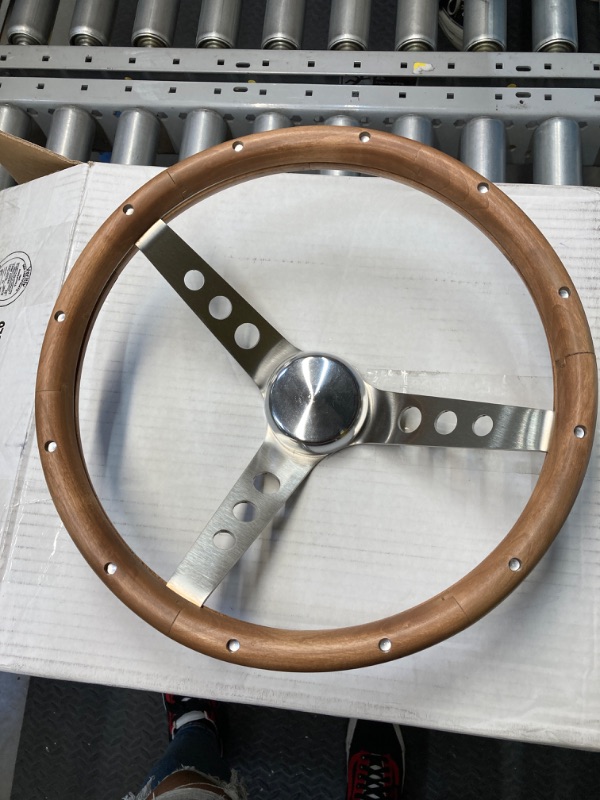 Photo 2 of Grant 201 Classic Wood Steering Wheel with Rivets