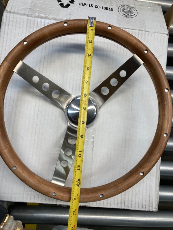 Photo 3 of Grant 201 Classic Wood Steering Wheel with Rivets