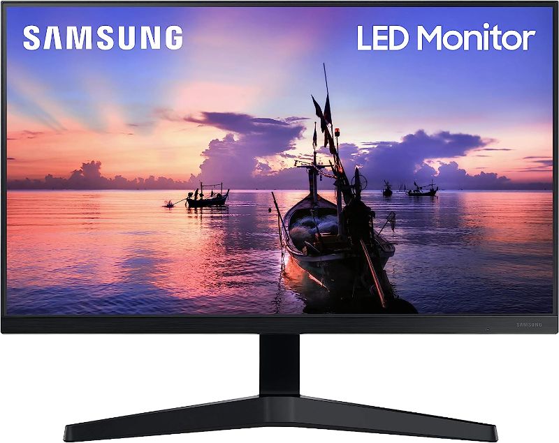 Photo 1 of SAMSUNG 22" T350 Series FHD 1080p Computer Monitor, 75Hz, IPS Panel, HDMI, VGA (D-Sub), 3-Sided Border-Less, FreeSync, LF22T350FHNXZA