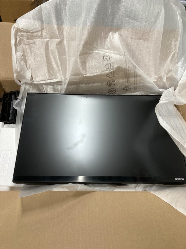 Photo 2 of SAMSUNG 22" T350 Series FHD 1080p Computer Monitor, 75Hz, IPS Panel, HDMI, VGA (D-Sub), 3-Sided Border-Less, FreeSync, LF22T350FHNXZA