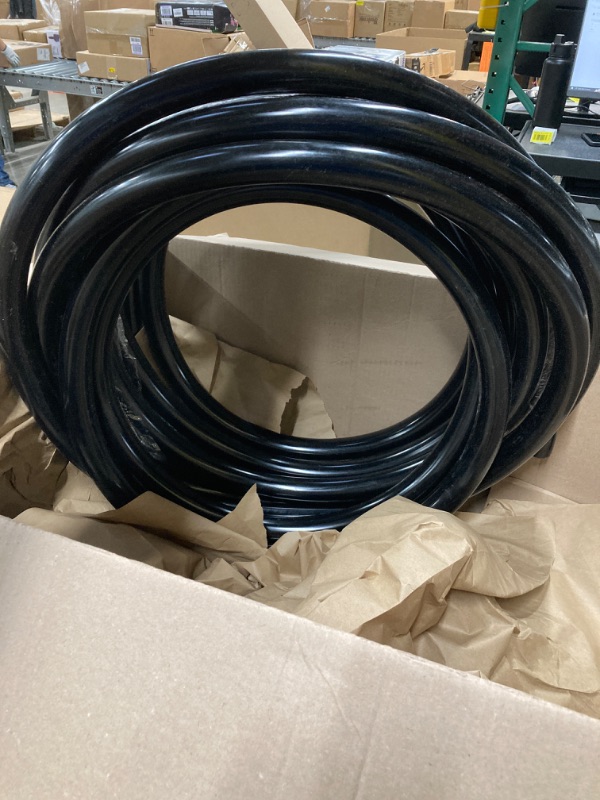 Photo 3 of Alpine Corporation 50' PVC Tubing with 1-1/4" Inside Diameter for Ponds and Fountains, Black 1-1/4" I.D. x 1-1/2" O.D. 50'