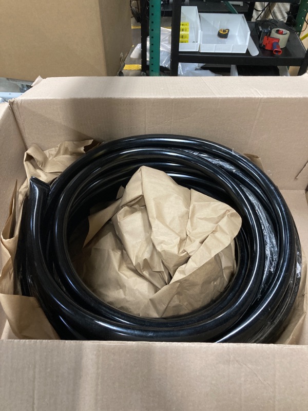 Photo 2 of Alpine Corporation 50' PVC Tubing with 1-1/4" Inside Diameter for Ponds and Fountains, Black 1-1/4" I.D. x 1-1/2" O.D. 50'