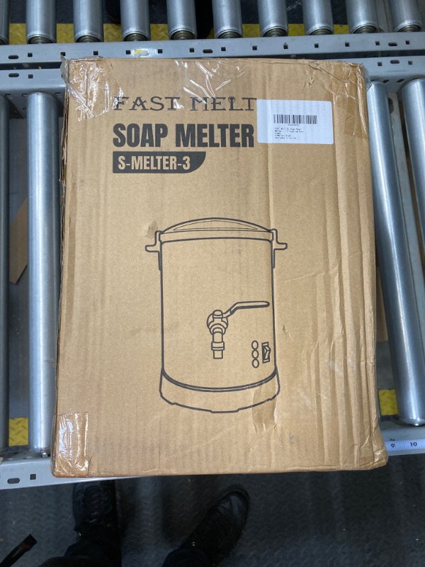 Photo 1 of FAST MELT 3L Soap Base Melter - Soap Making Kit with Constant Temperature Control Melter, Quick Pour Spout, Ideal for Homemade Soap Business Fast Loading Easy Clean