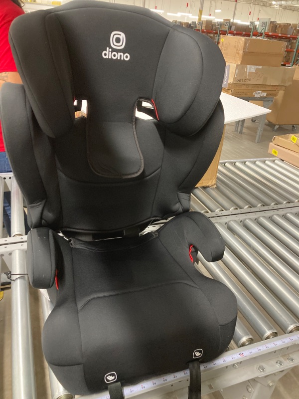 Photo 2 of Diono Cambria 2 XL 2022, Dual Latch Connectors, 2-in-1 Belt Positioning Booster Seat, High-Back to Backless Booster with Space and Room to Grow, 8 Years 1 Booster Seat, Black NEW! Black