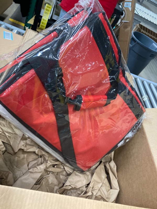 Photo 2 of musbus Extra large XXXL Insulated Delivery Bag Cooler Bags Keep Food Warm Catering Therma for doordash Shopper hot warming RED Pizza